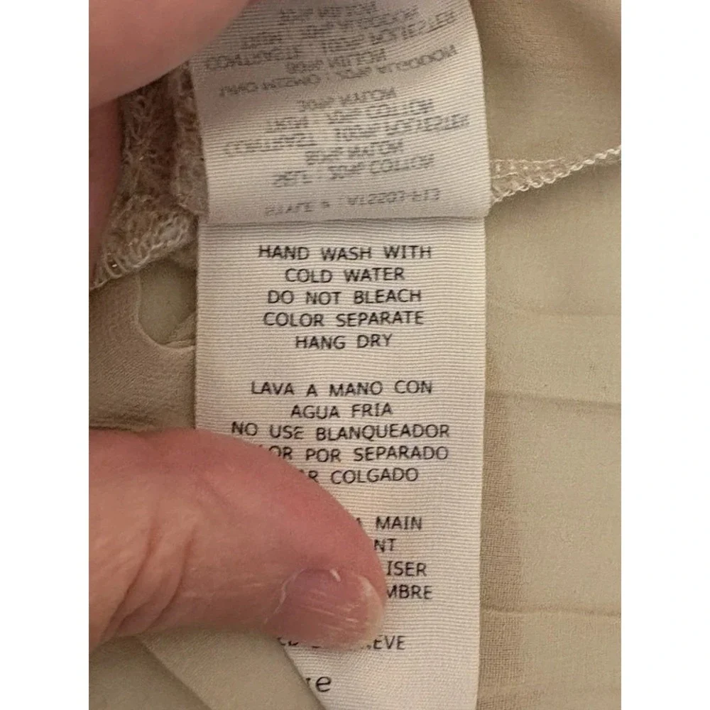 Anthropologie a'reve Sweater Womens M Soft Romantic Fairy Ethereal Feminine Lace - Picture 4 of 8